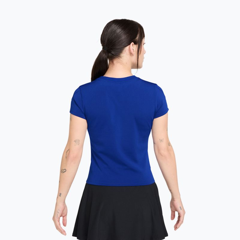 Moteriški teniso marškinėliai Nike Court Dri-Fit Advantage old royal/white 2