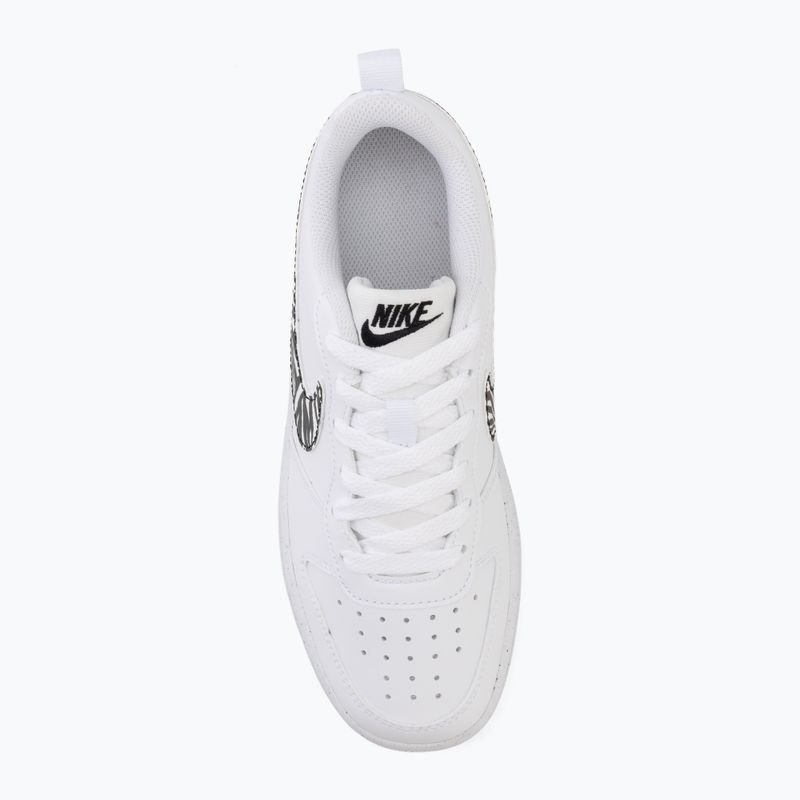 Nike Court Borough Low batai balti/juodi 5