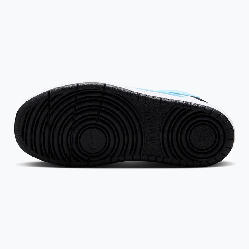 Vaikiški batai Nike Court Borough Mid 2 white/black/arctic green/football blue 3