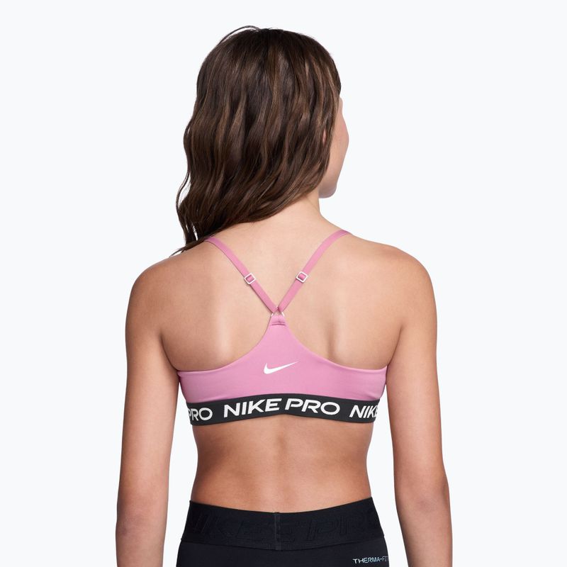 Mergaičių liemenėlė Nike Pro Pink Rise 2