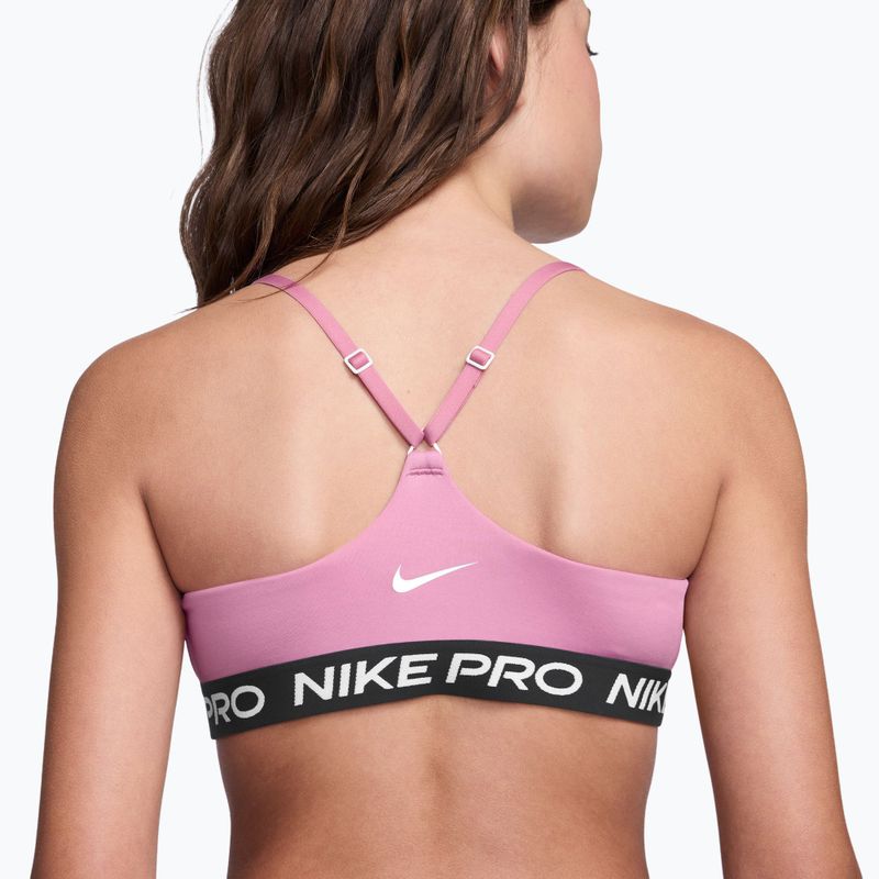 Mergaičių liemenėlė Nike Pro Pink Rise 3