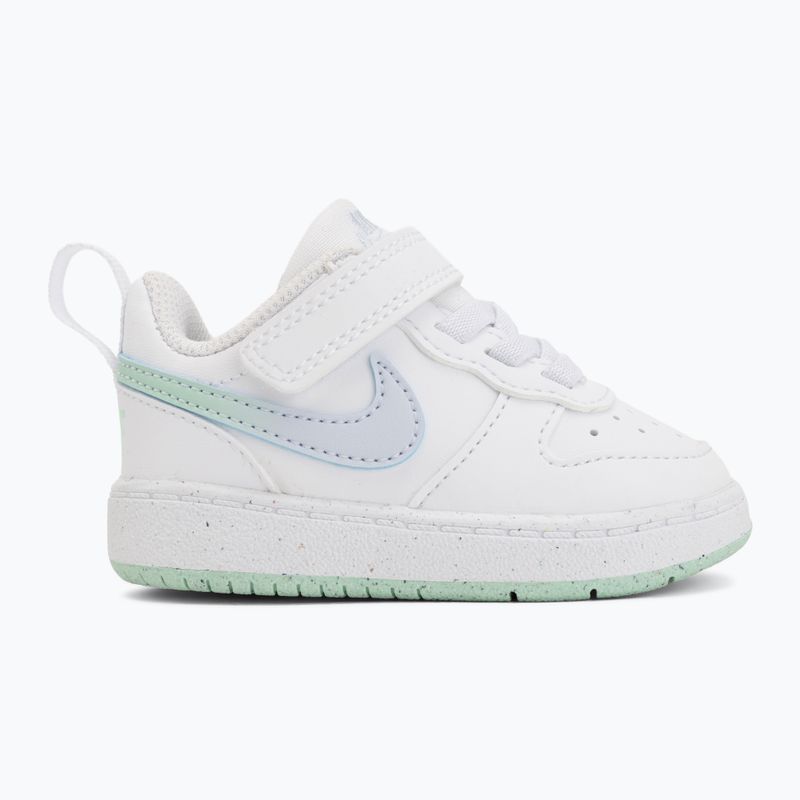 Vaikiški batai Nike Court Borough Low white/football grey/arctic green 7