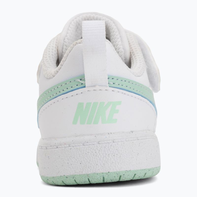 Vaikiški batai Nike Court Borough Low white/football grey/arctic green 11