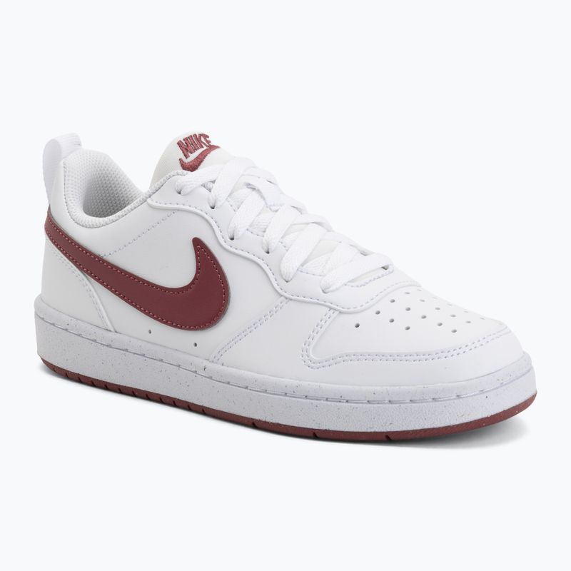 Nike Court Borough Low Recraft batai balti/rožiniai dūmai