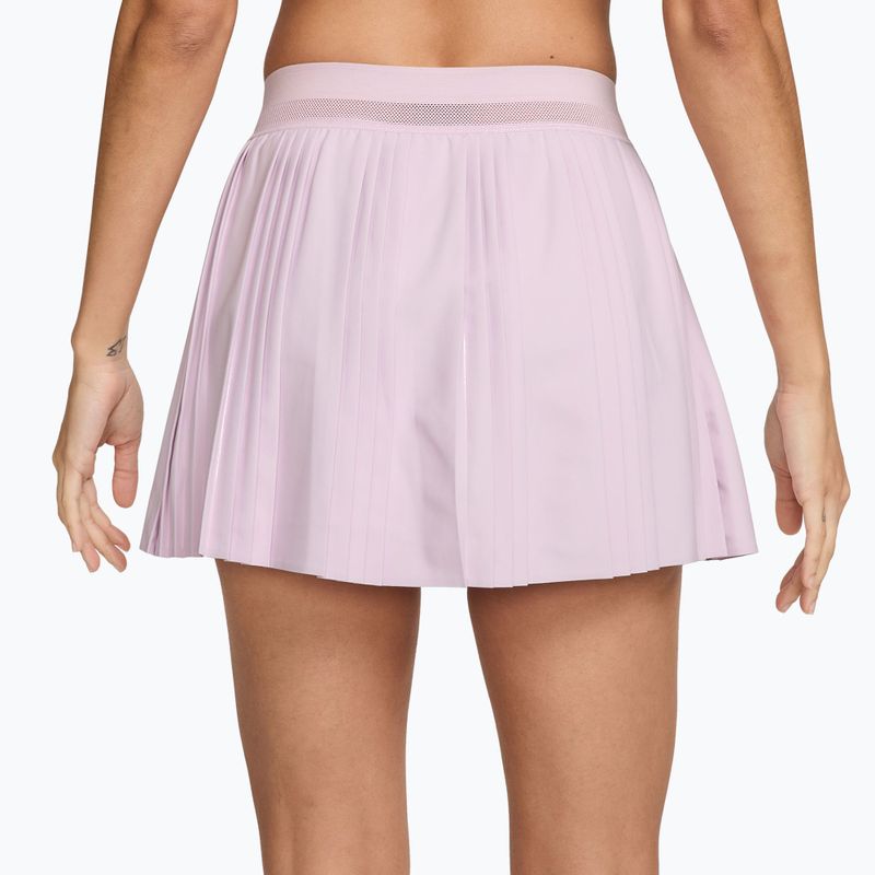 Teniso sijonas Nike Court Dri-Fit Advantage Pleated bleached lilac/white 2