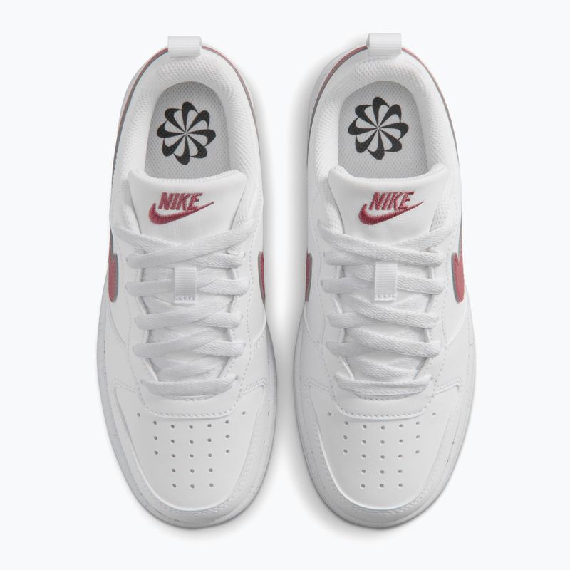 Vaikiški batai Nike Court Borough Low Recraft white/pink smoke 4
