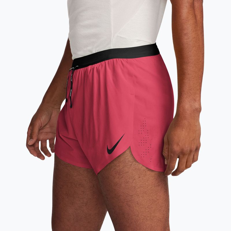 Vyriški bėgimo šortai Nike AeroSwift fusion red/black 3