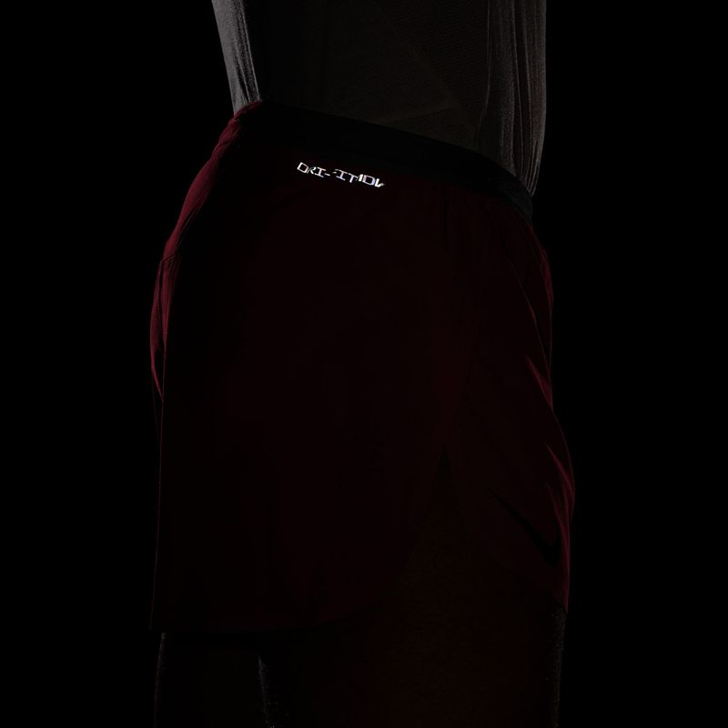 Vyriški bėgimo šortai Nike AeroSwift fusion red/black 5