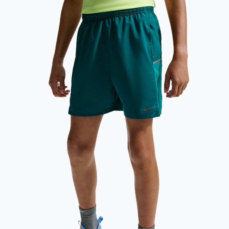 Vaikiški šortai Nike Miler bright spruce/energy 5