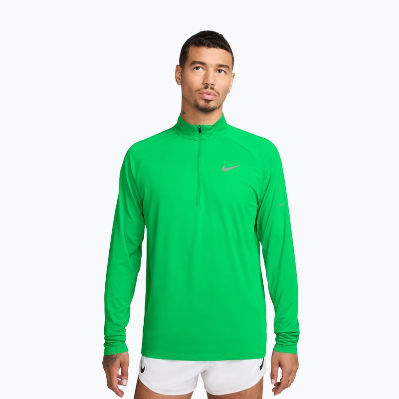 Vyriškas bėgimo džemperis Nike Stride 1/4 Zip Dri-Fit green spark