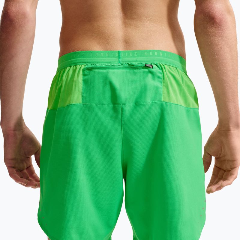 Vyriški bėgimo šortai Nike Stride Dri-Fit Brief-Lined 7" green spark 4