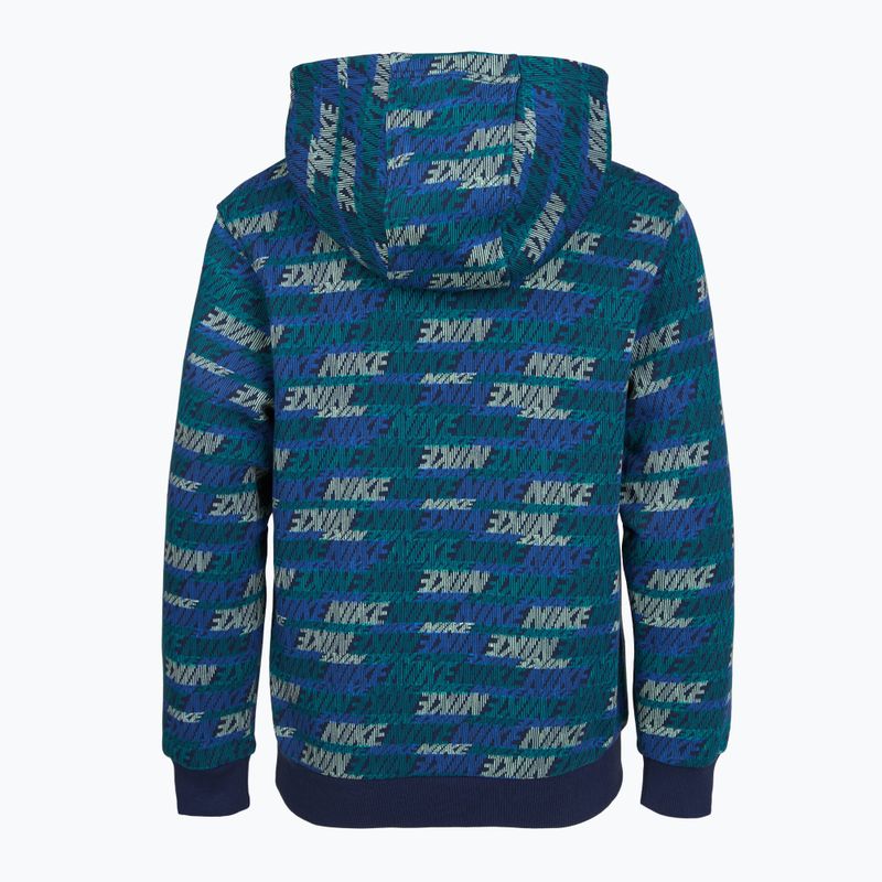 Vaikiškas džemperis Nike Sportswear Club Fleece bright spruce/midnight navy/game royal 2