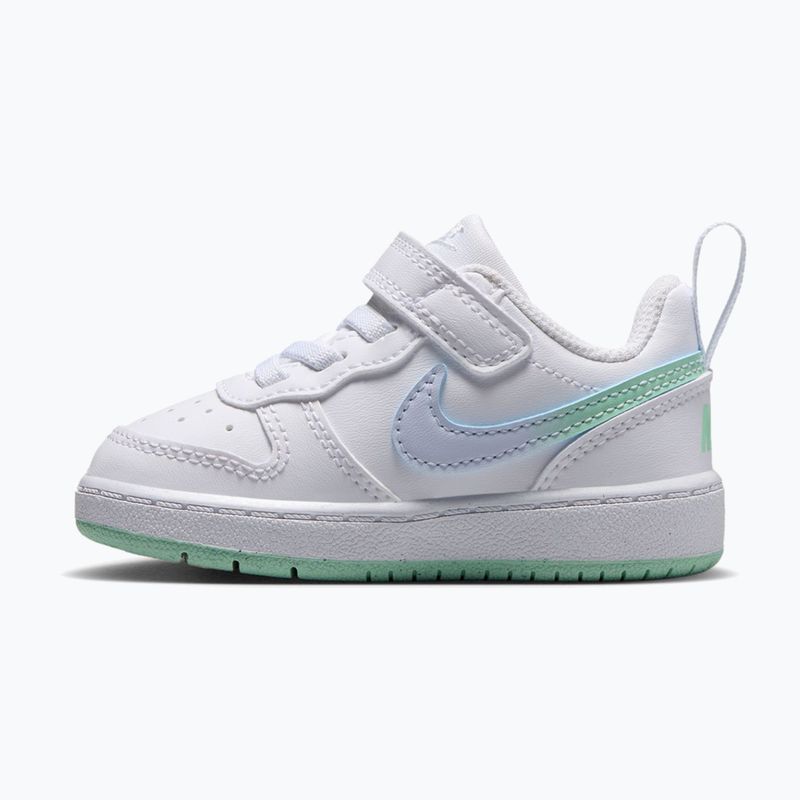 Vaikiški batai Nike Court Borough Low white/football grey/arctic green 2
