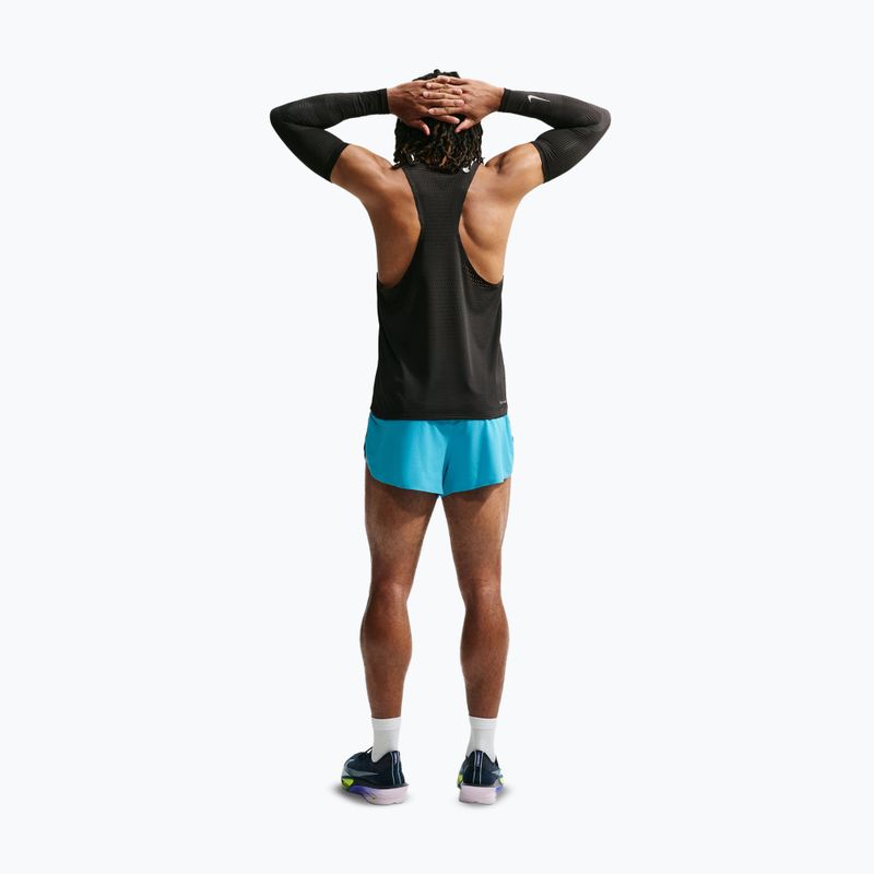 Vyriški bėgimo šortai Nike AeroSwift light current blue/black 3