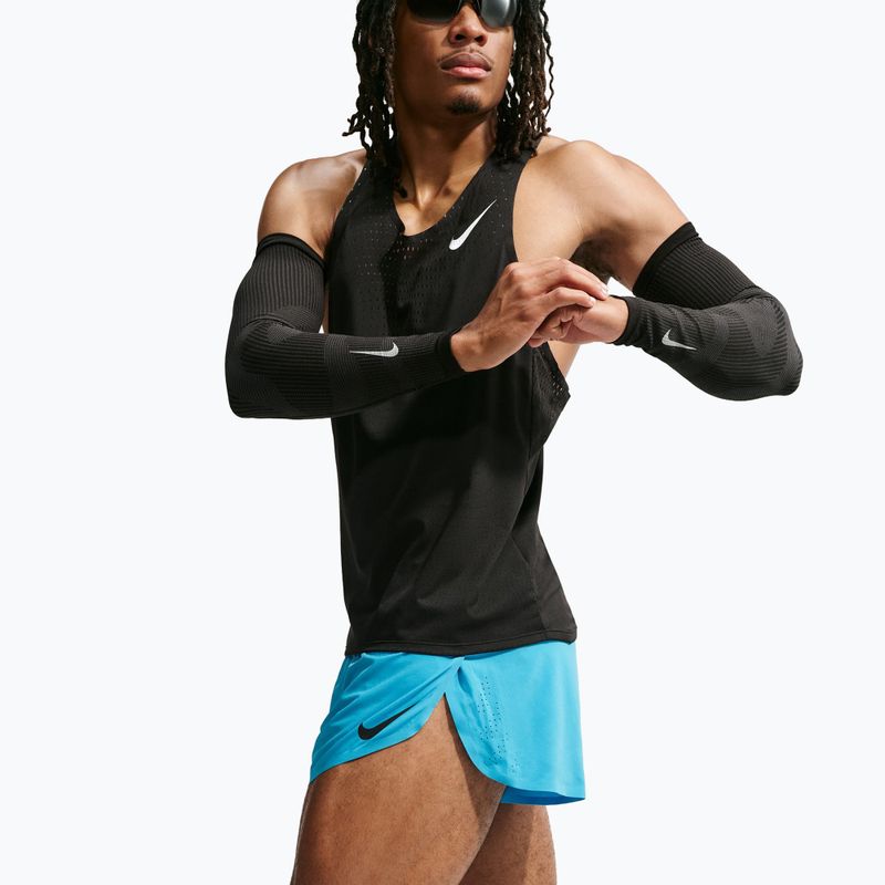 Vyriški bėgimo šortai Nike AeroSwift light current blue/black 4