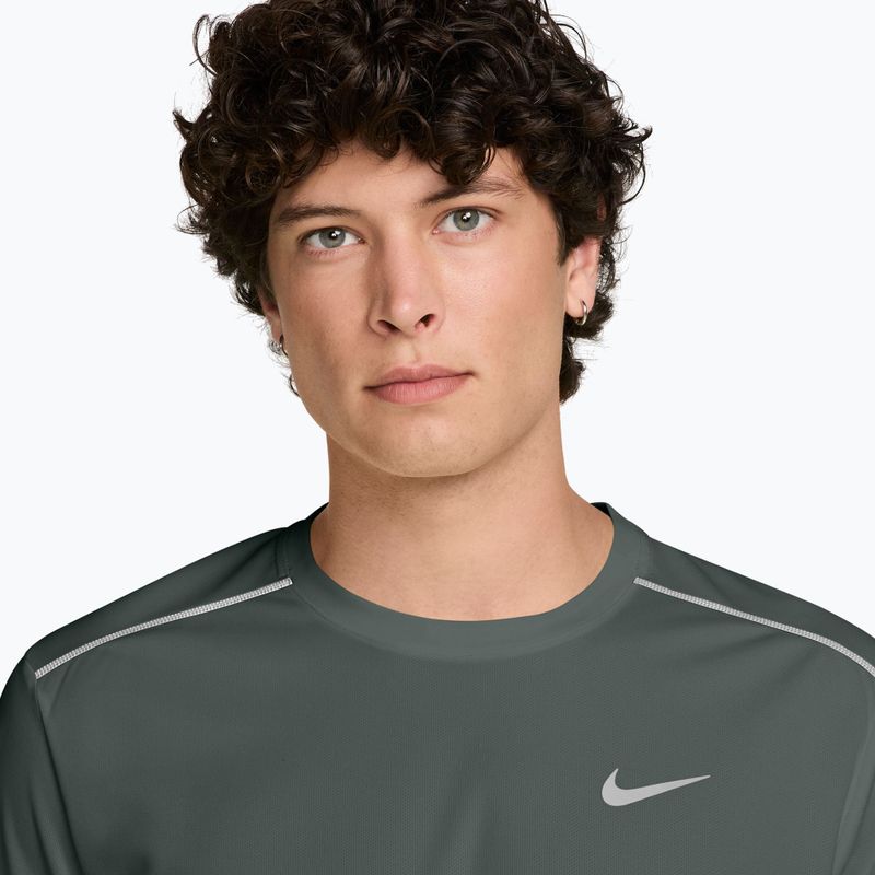 Vyriški bėgimo marškinėliai Nike Miler Dri-Fit UV camo green 3