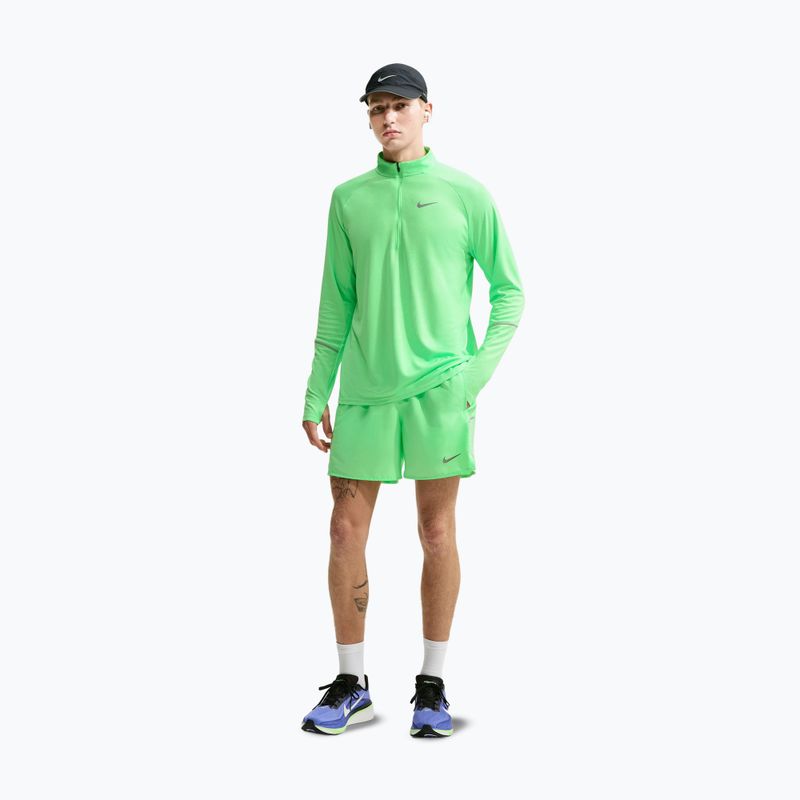 Vyriški bėgimo šortai Nike Miler illusion green 2