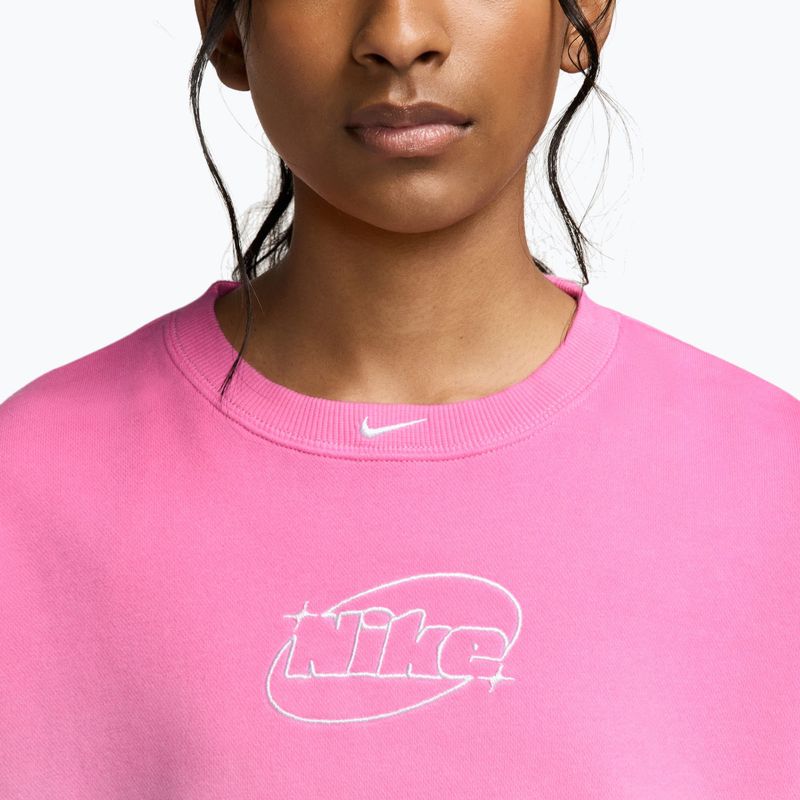 Vaikiškas džemperis Nike Sportswear Studio sail/playful pink/white 3