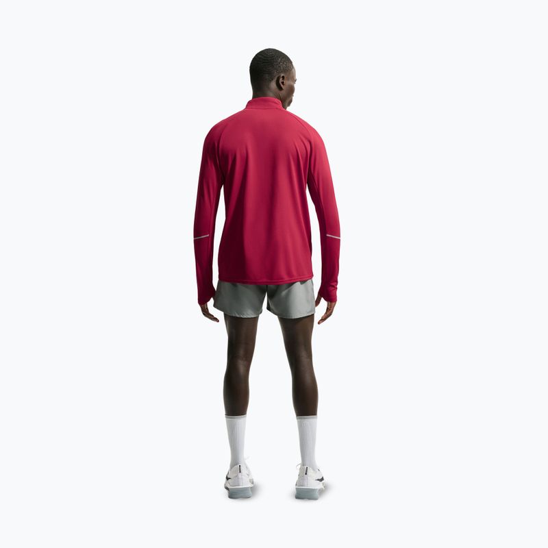 Vyriškas bėgimo džemperis Nike Miler Dri-Fit UV 1/2 Zip tough red 3