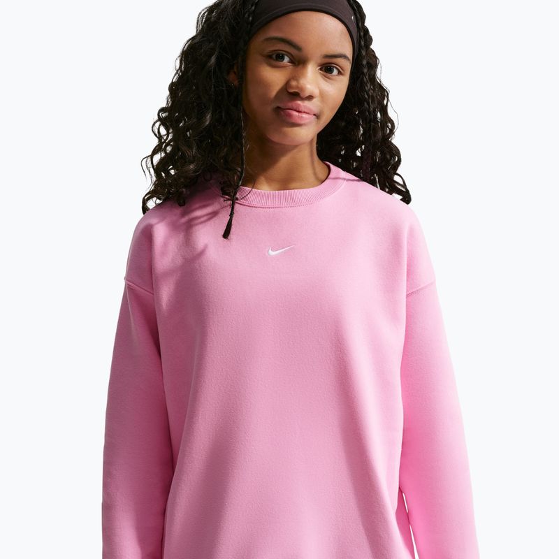 Vaikiškas džemperis Nike Sportswear Studio pink rise/white 4