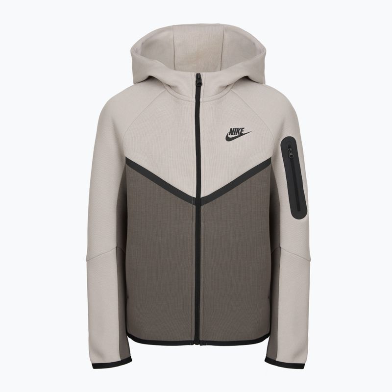 Vaikiškas džemperis Nike Sportswear Tech Fleece moon particle/cave stone/black/black