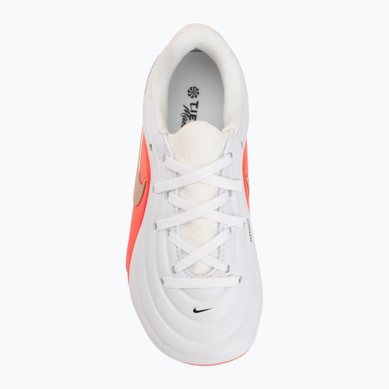 Vaikiški futbolo bateliai Nike Jr. Tiempo Maestro Academy white/bright crimson/blur 5