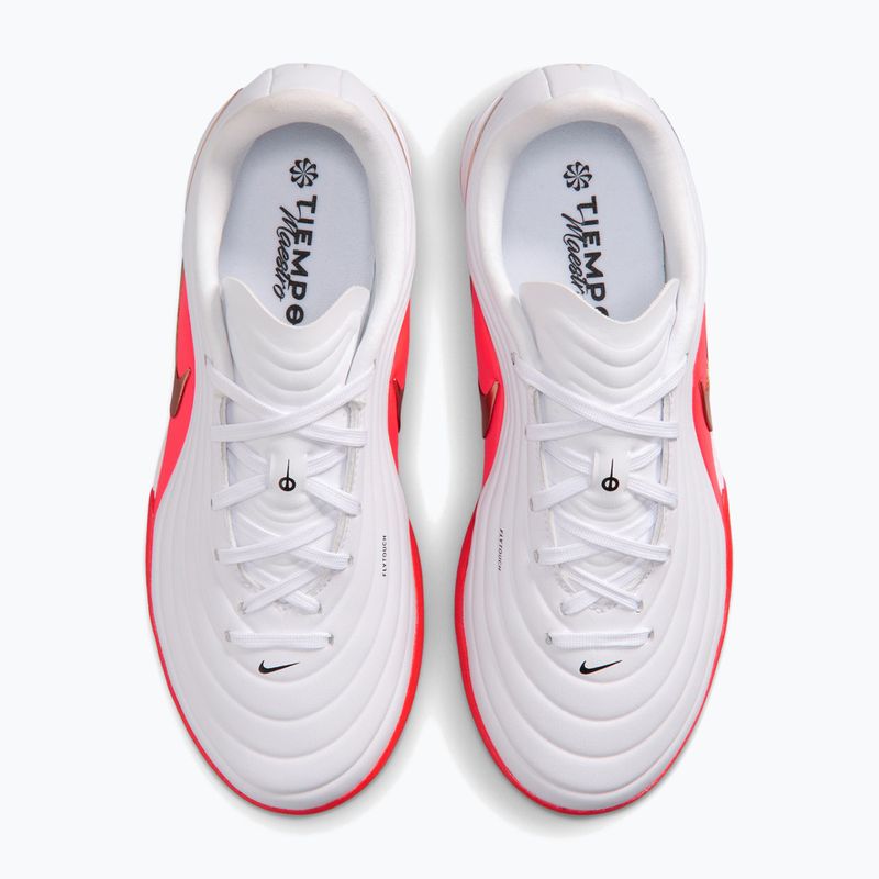 Vaikiški futbolo bateliai Nike Jr. Tiempo Maestro Academy white/bright crimson/blur 3