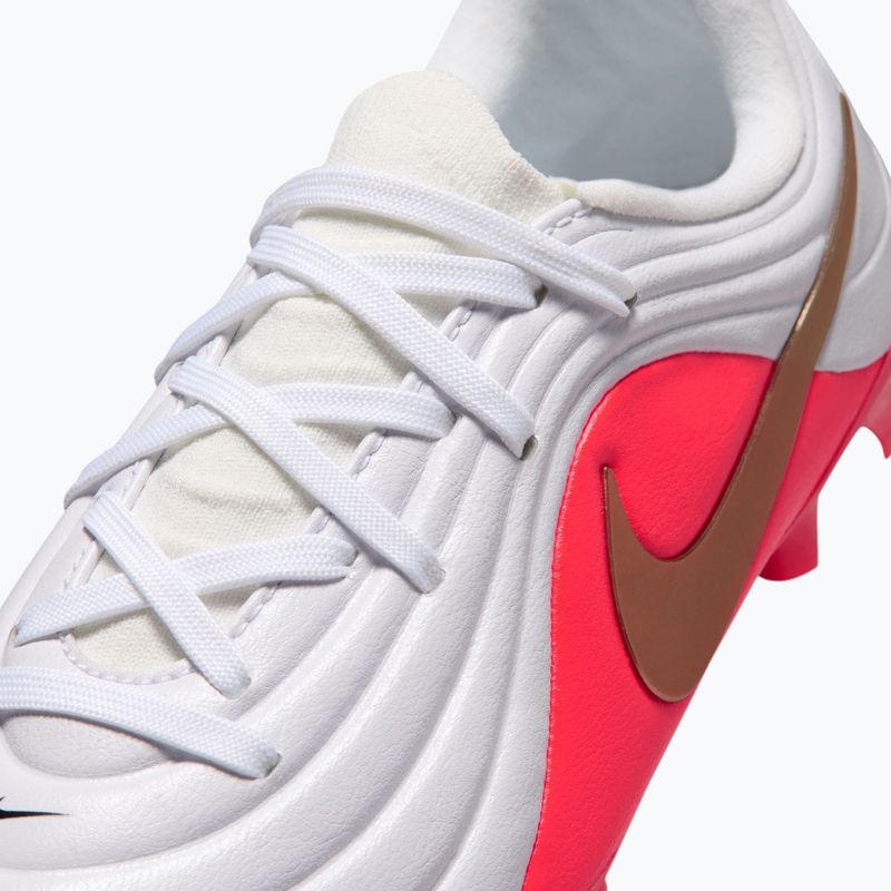 Vaikiški futbolo bateliai Nike Jr. Tiempo Maestro Academy white/bright crimson/blur 5