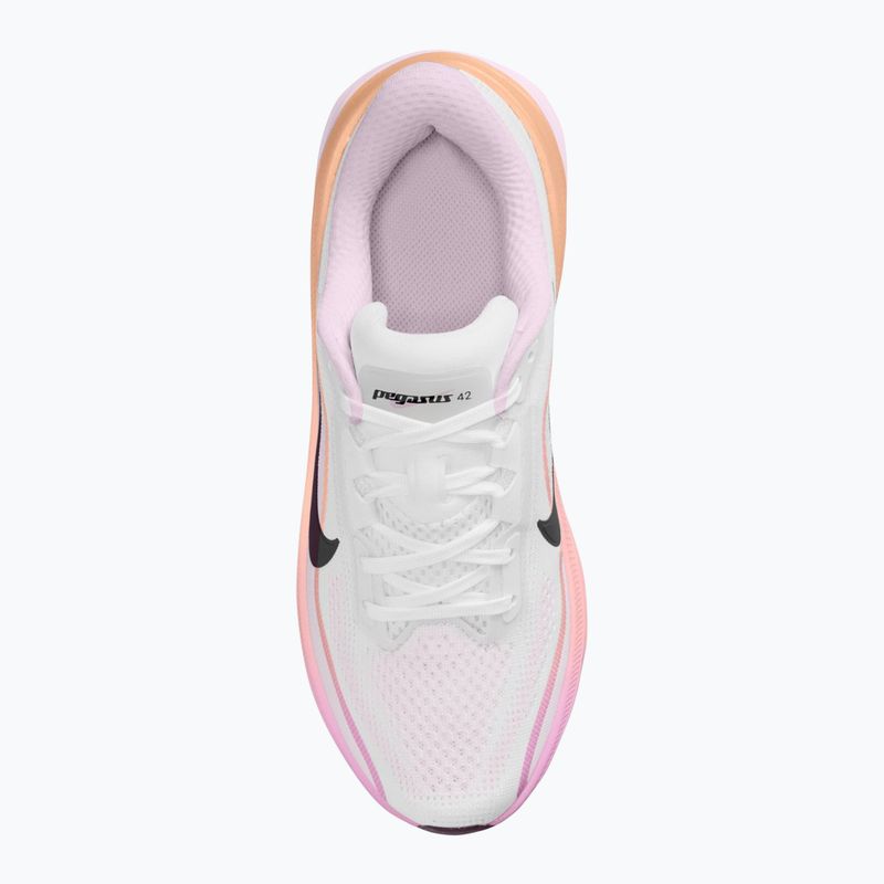 Vaikiški bėgimo bateliai Nike Pegasus 42 white/bleached lilac/sunset haze/black 4