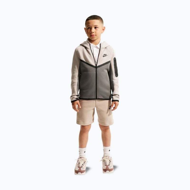 Vaikiškas džemperis Nike Sportswear Tech Fleece moon particle/cave stone/black/black 2