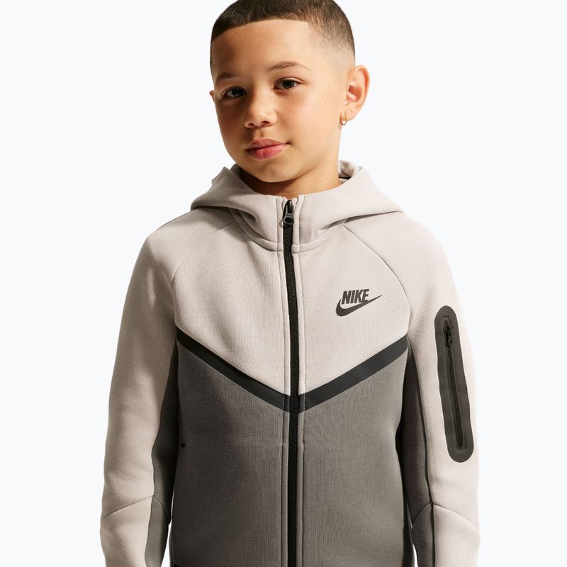 Vaikiškas džemperis Nike Sportswear Tech Fleece moon particle/cave stone/black/black 4