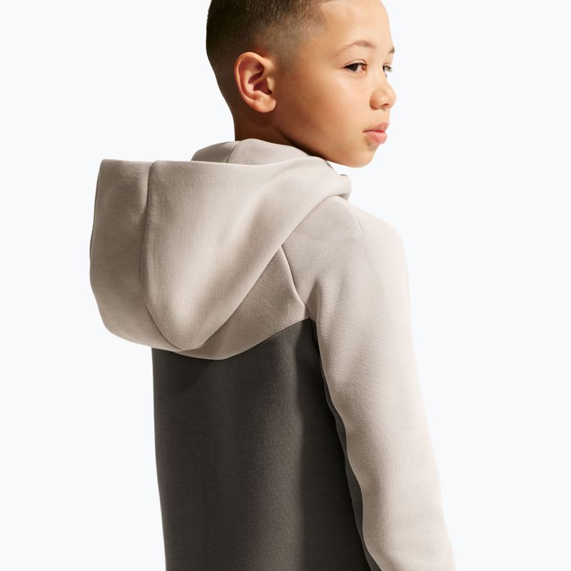Vaikiškas džemperis Nike Sportswear Tech Fleece moon particle/cave stone/black/black 5