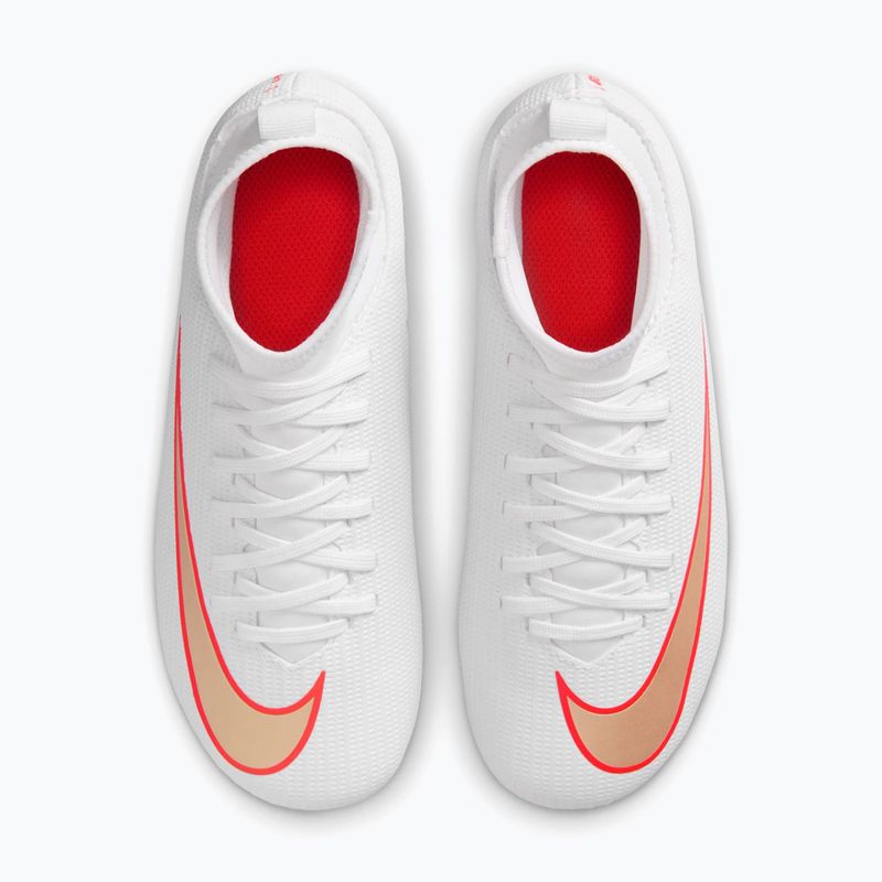 Vaikiški futbolo bateliai Nike Jr. Mercurial Superfly 11 Club white/bright crimson/blur 3