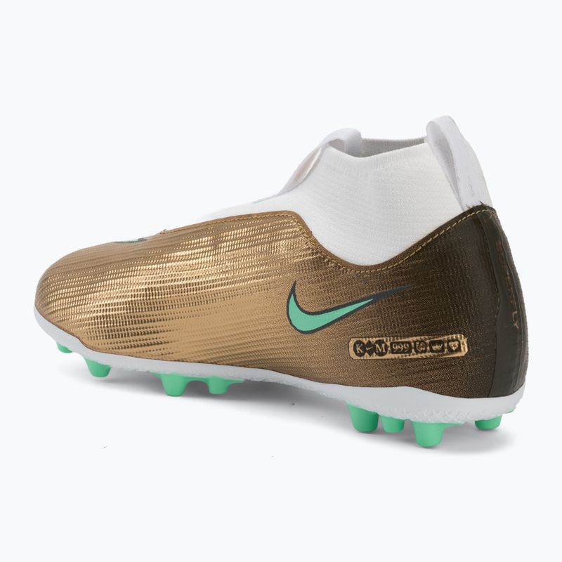 Vaikiški futbolo bateliai Nike Jr. Mercurial Superfly 11 Academy "Kylian Mbappé" metallic gold/green glow 3