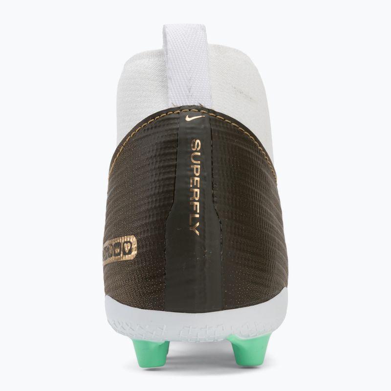 Vaikiški futbolo bateliai Nike Jr. Mercurial Superfly 11 Academy "Kylian Mbappé" metallic gold/green glow 6