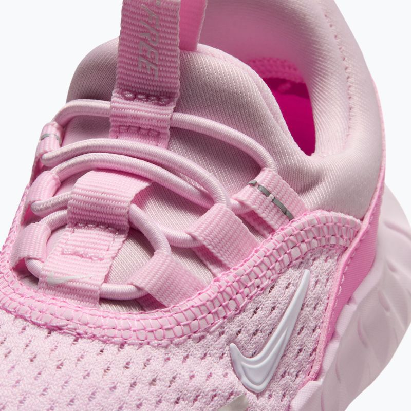 Vaikiški batai Nike Free Ride pink rise/playful pink/white 5