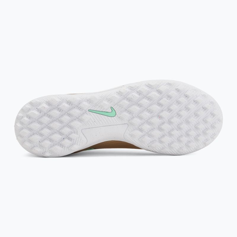 Vaikiški futbolo bateliai Nike Jr. Mercurial Superfly 11 Academy "Kylian Mbappé" metallic gold/green glow 4