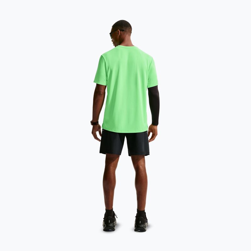 Vyriški bėgimo marškinėliai Nike Miler Dri-Fit UV illusion green 3