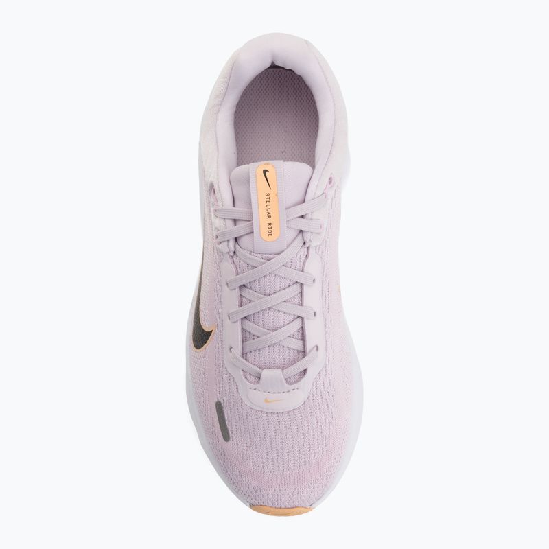 Vaikiški bėgimo bateliai Nike Stellar Ride bleached lilac/pink foam/black 5