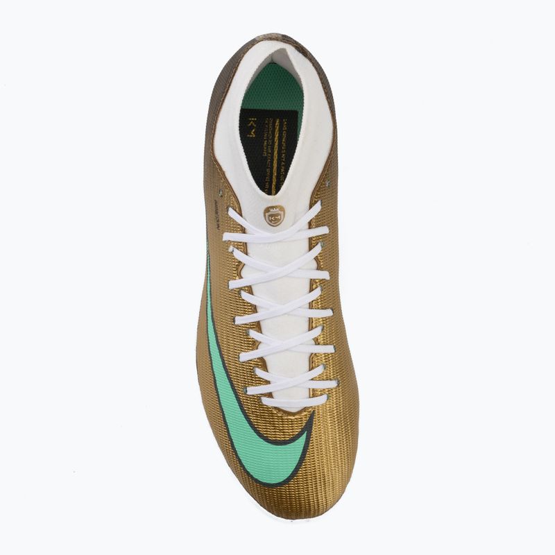 Vyriški futbolo bateliai Nike Mercurial Superfly 11 Academy "Kylian Mbappé" metallic gold/green glow 5