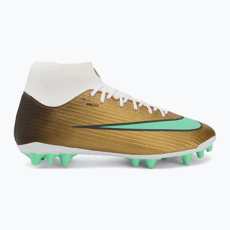 Vyriški futbolo bateliai Nike Mercurial Superfly 11 Academy "Kylian Mbappé" metallic gold/green glow 2
