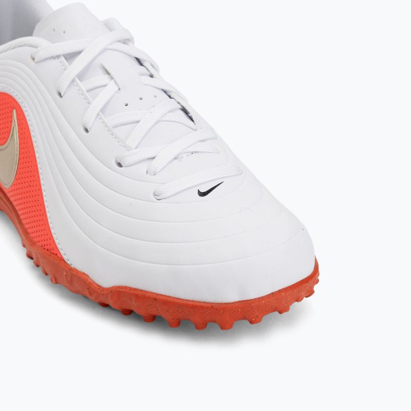 Vaikiški futbolo bateliai Nike Jr. Tiempo Maestro Club White/Bright Crimson/Blur 7