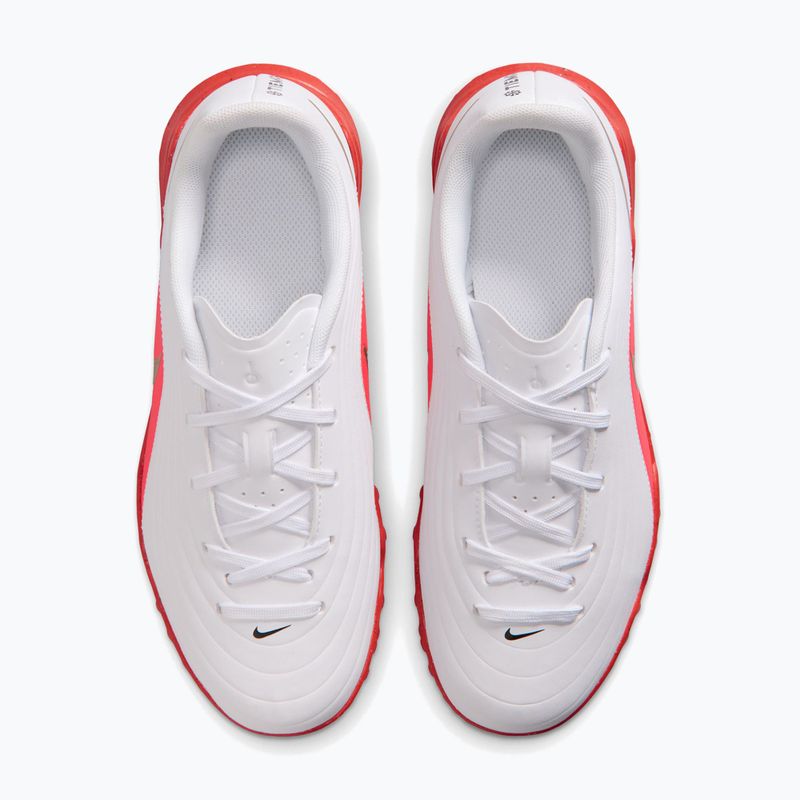 Vaikiški futbolo bateliai Nike Jr. Tiempo Maestro Club White/Bright Crimson/Blur 3