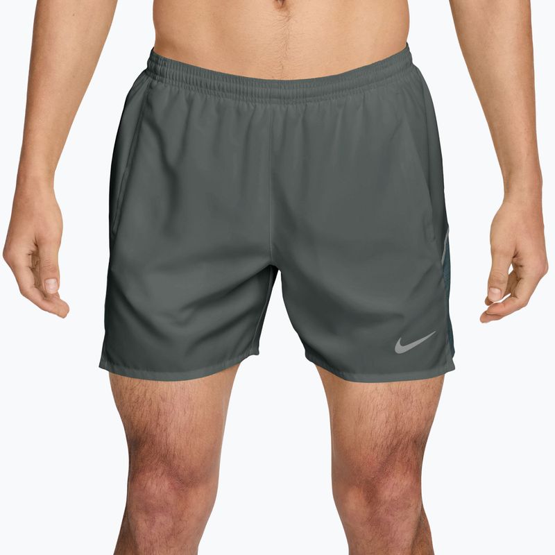 Vyriški šortai Nike Miler Dri-Fit Brief Lined 5" camo green/mineral slate