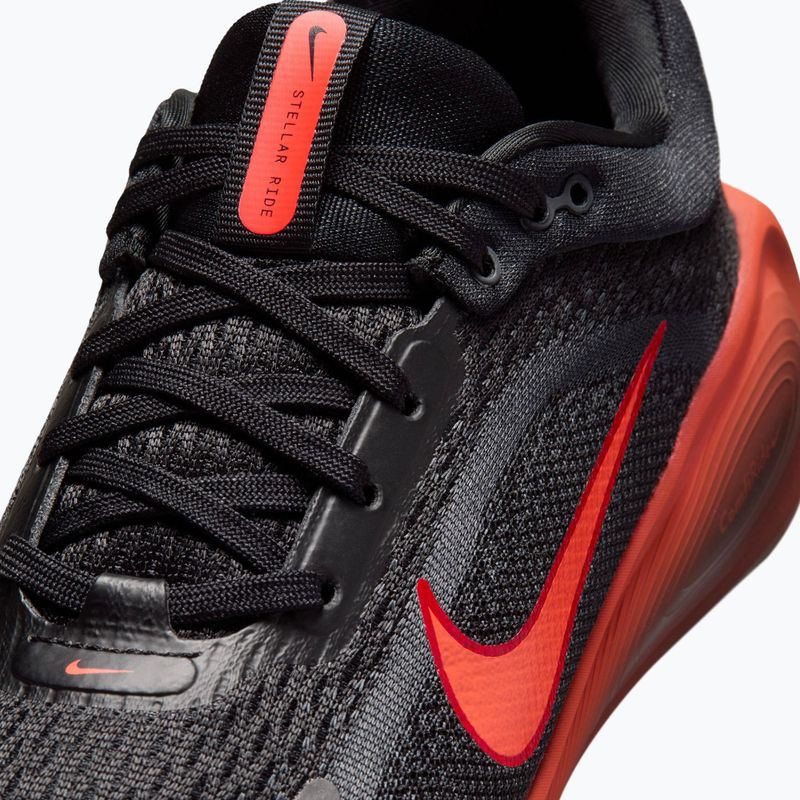 Bėgimo bateliai Nike Stellar Ride juodi/šaltai pilki/uniwersiteto raudoni/raudoni orbitai 12