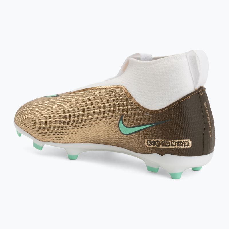 Vaikiški futbolo bateliai Nike Jr. Mercurial Superfly 11 Academy "Kylian Mbappé" metallic gold/green glow 3