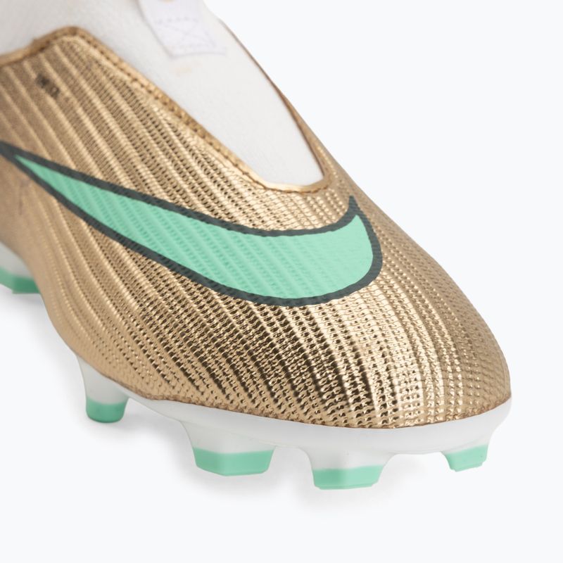 Vaikiški futbolo bateliai Nike Jr. Mercurial Superfly 11 Academy "Kylian Mbappé" metallic gold/green glow 7