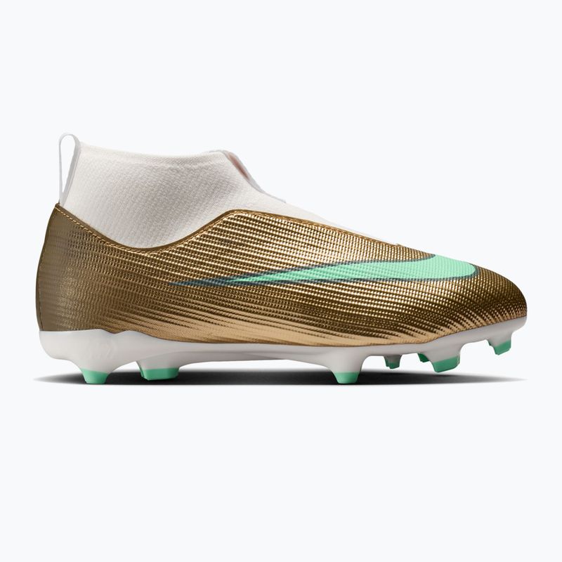 Vaikiški futbolo bateliai Nike Jr. Mercurial Superfly 11 Academy "Kylian Mbappé" metallic gold/green glow
