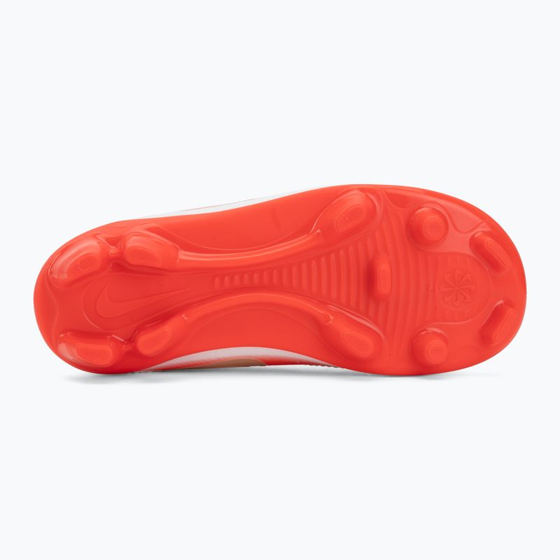 Vaikiški futbolo bateliai Nike Jr. Tiempo Maestro Club White/Bright Crimson/Blur 4