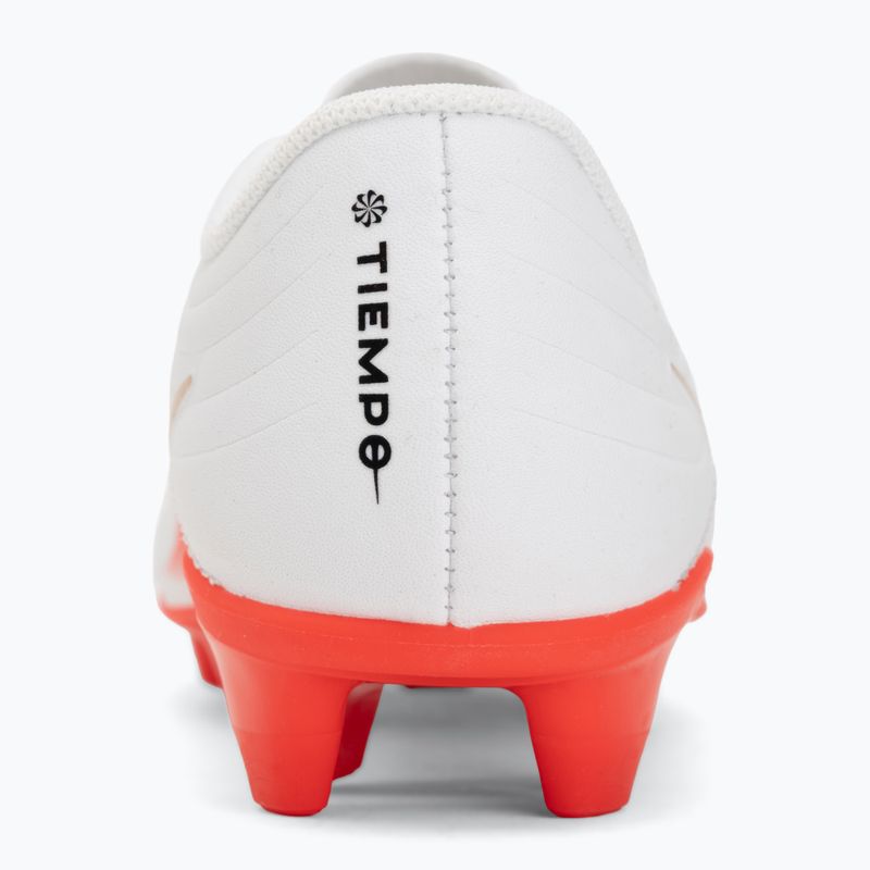 Vaikiški futbolo bateliai Nike Jr. Tiempo Maestro Club White/Bright Crimson/Blur 6